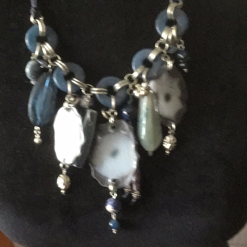Blue necklace